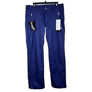 Descente Marley Women's Insulated Ski Pants Size12 Navy Thinsulate NWT $225 MSRP